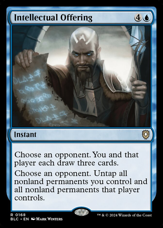 Intellectual Offering (168) - Bloomburrow Commander (BLC)