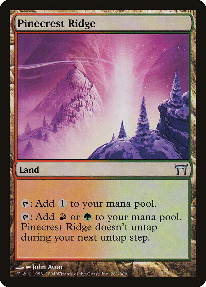 Pinecrest Ridge (281) - Champions of Kamigawa (CHK)