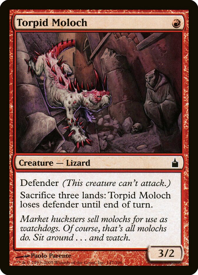 Torpid Moloch (147) - Ravnica: City of Guilds (RAV)