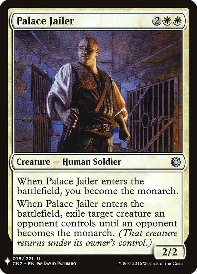 Palace Jailer (CN2-18) - The List (PLST)