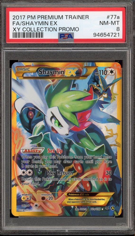Shaymin EX #77a - [Graded PSA 8] Alternate Art Promos (PR)