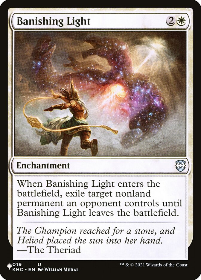 Banishing Light (KHC-19) - The List (PLST)