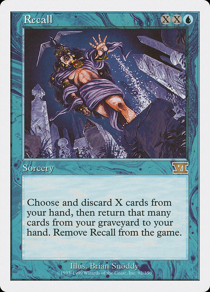 Recall (92) - Classic Sixth Edition (6ED)