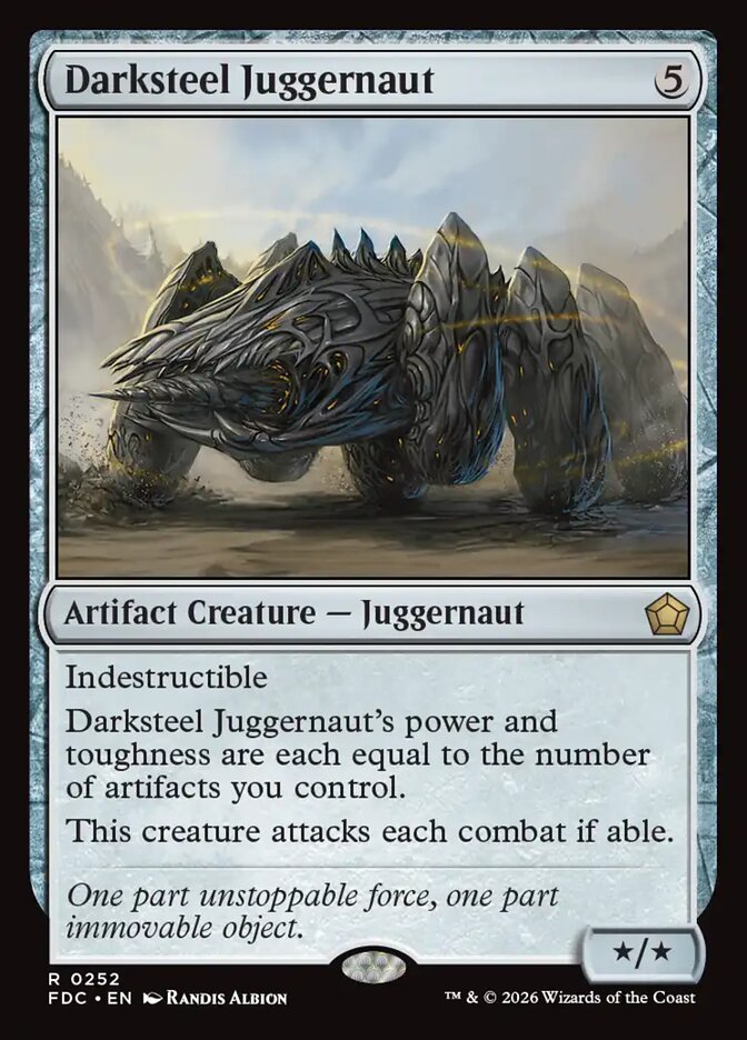 Darksteel Juggernaut (252) - Foundations Commander (FDC)