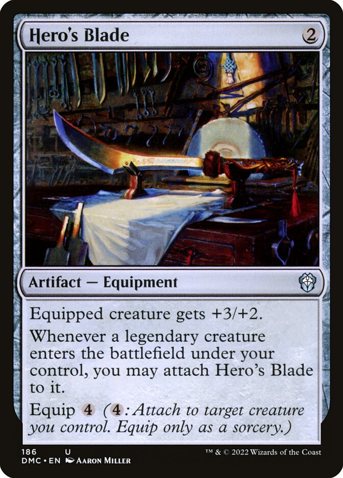 Hero's Blade (186) - Dominaria United Commander (DMC)