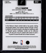 2025-26 Topps Chrome #252 Dylan Harper X-Fractor