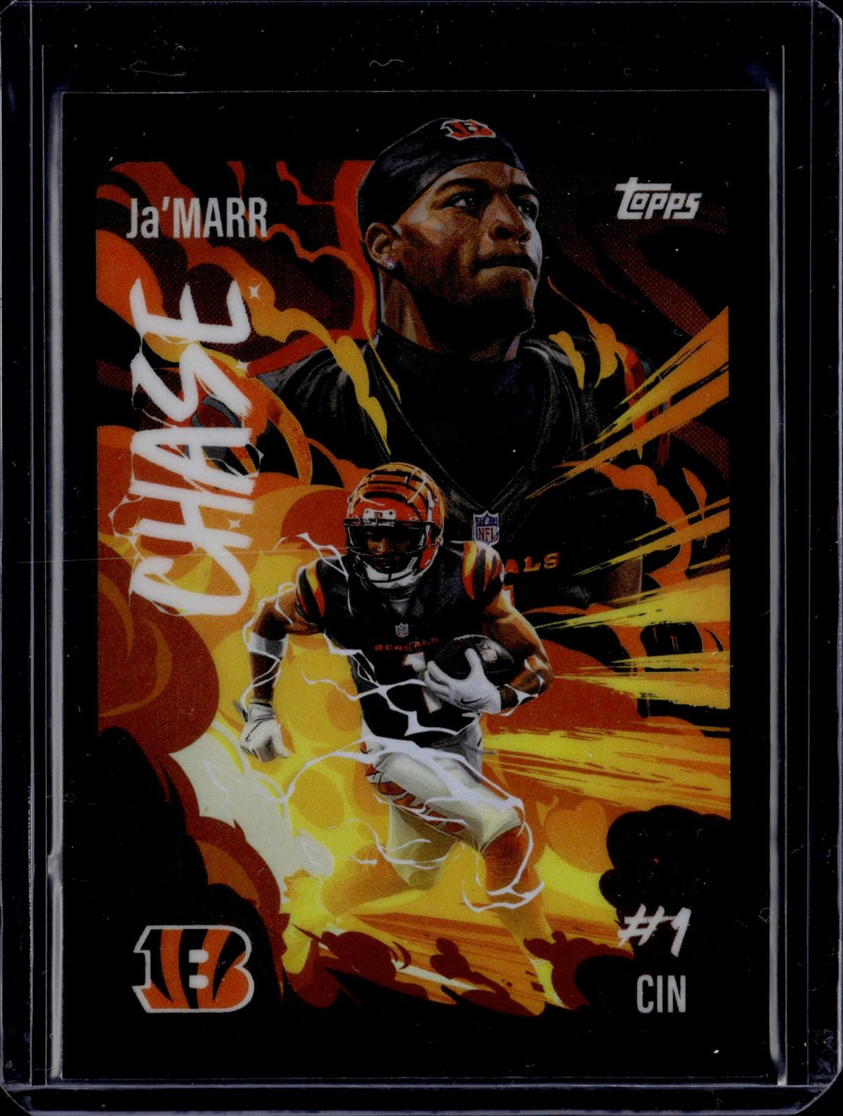 2025 Topps Chrome #UV-16 Ja'Marr Chase Ultra-Violet All-Stars