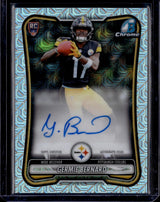 2026 Bowman #BCRA-GB Germie Bernard Chrome Rookie Autographs Mojo Refractor