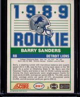 1989 Score #257 Barry Sanders