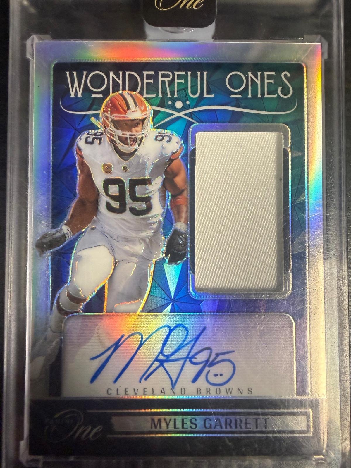 2024 Panini One Myles Garrett Wonderful Ones Auto /99