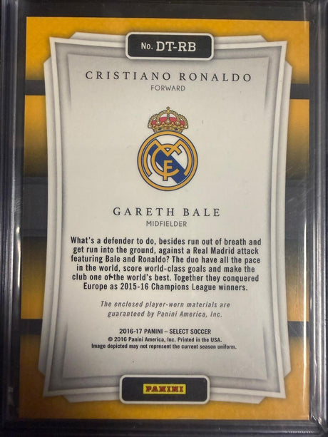 2016-17 Select Cristiano Ronaldo / James Rodriguez Double Team Memorabilia