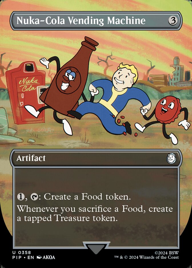 Nuka-Cola Vending Machine - [Foil, Borderless] Fallout (PIP)
