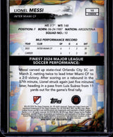 2024 Finest MLS #10 Lionel Messi Oil Spill Refractor