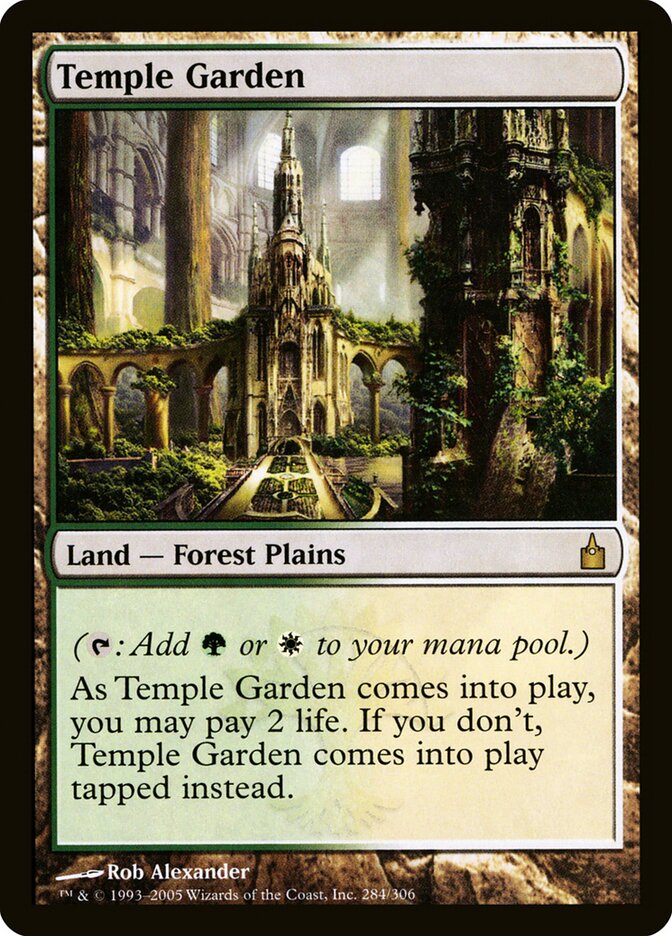 Temple Garden (284) - Ravnica: City of Guilds (RAV)