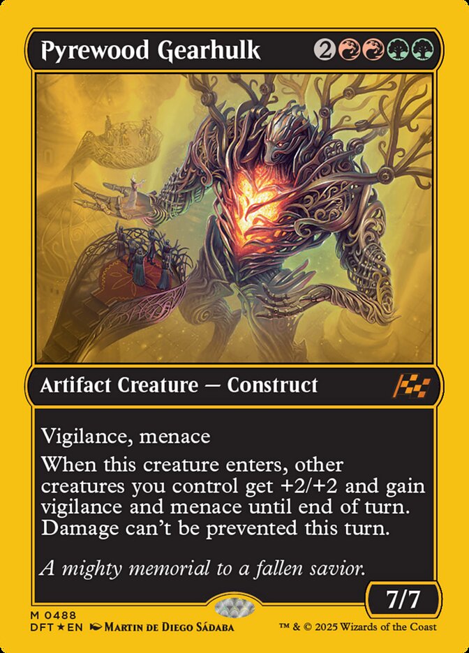 Pyrewood Gearhulk - [First Place Foil] Aetherdrift (DFT)
