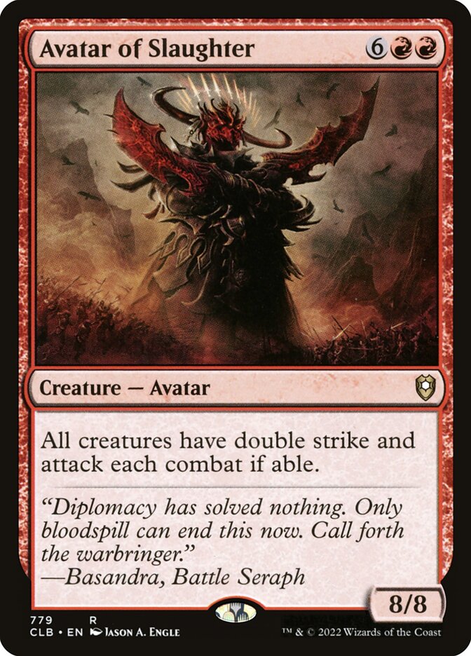 Avatar of Slaughter (779) - Commander Legends: Battle for Baldur's Gate (CLB)