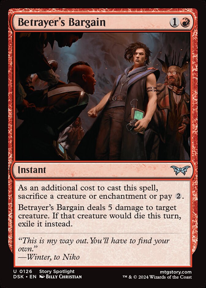 Betrayer's Bargain (126) - Duskmourn: House of Horror (DSK)