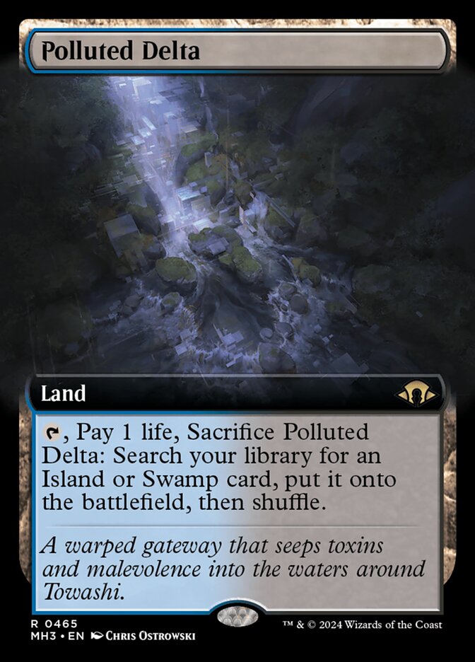 Polluted Delta - [Foil, Extended Art] Modern Horizons 3 (MH3)