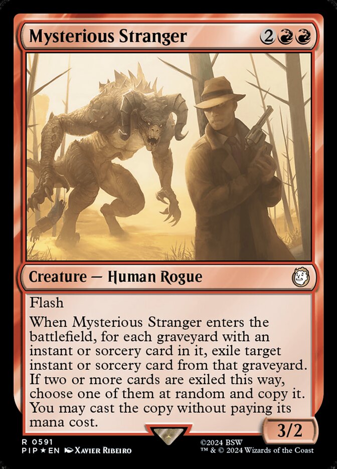 Mysterious Stranger - [Surge Foil] Fallout (PIP)