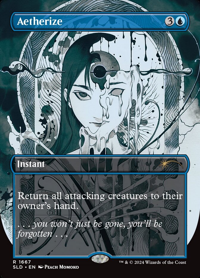 Aetherize (1667) - [Foil, Borderless] Secret Lair Drop (SLD)