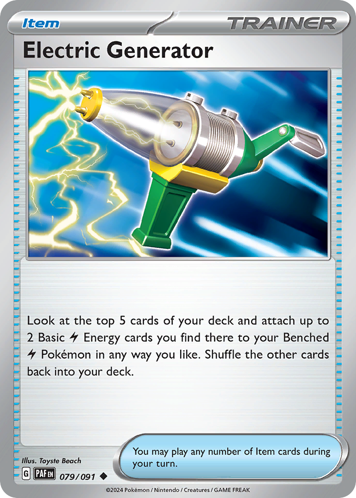 Electric Generator (79/91) - [Reverse Holo] Paldean Fates (PAF)