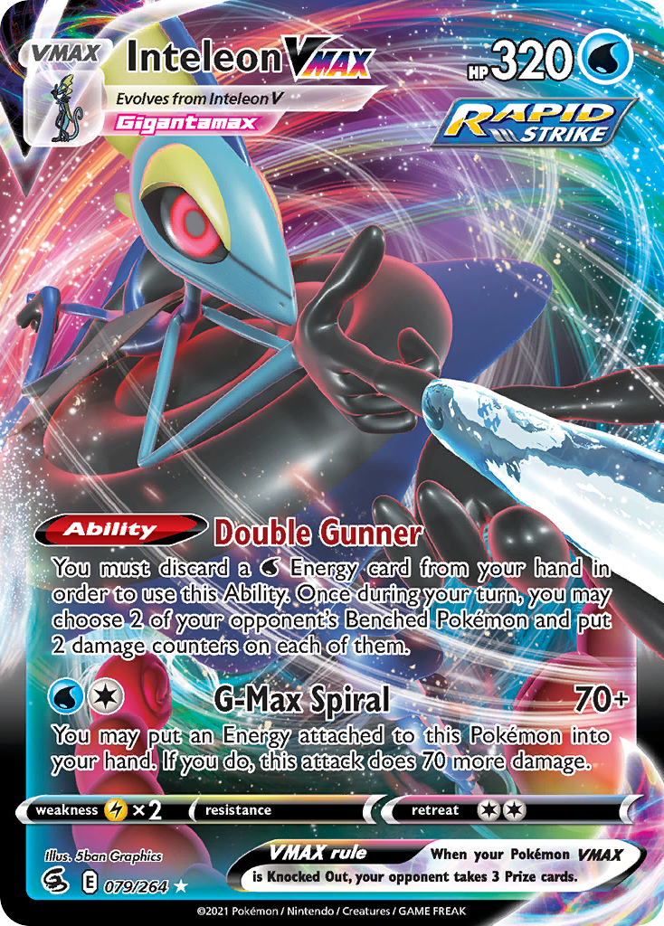 Inteleon VMAX (79/264) - [Holo Foil] Fusion Strike (FST)