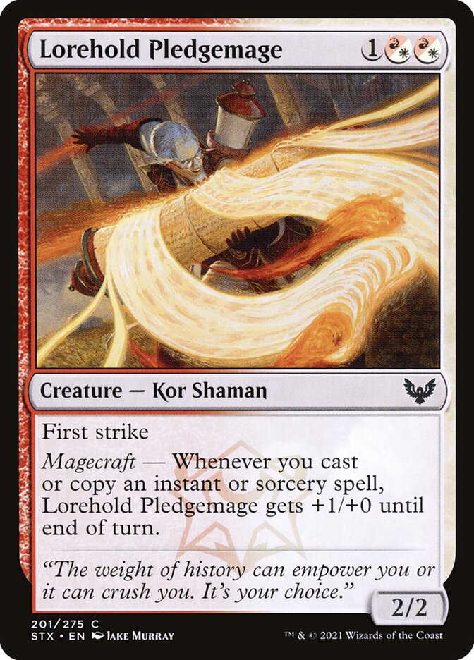Lorehold Pledgemage (201) - Strixhaven: School of Mages (STX)