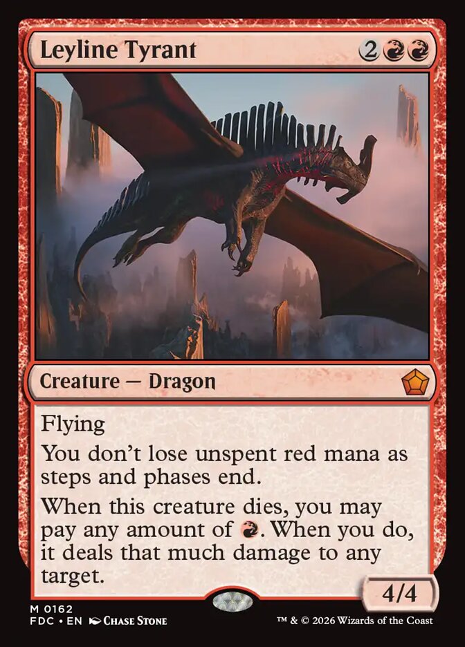 Leyline Tyrant (162) - Foundations Commander (FDC)