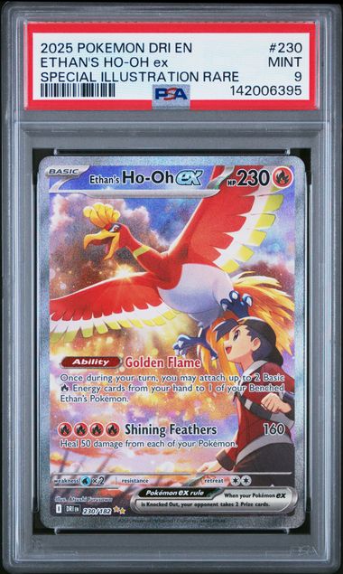 Ethan's Ho-Oh ex #230 - [Graded PSA 9] SV10: Destined Rivals (DRI)