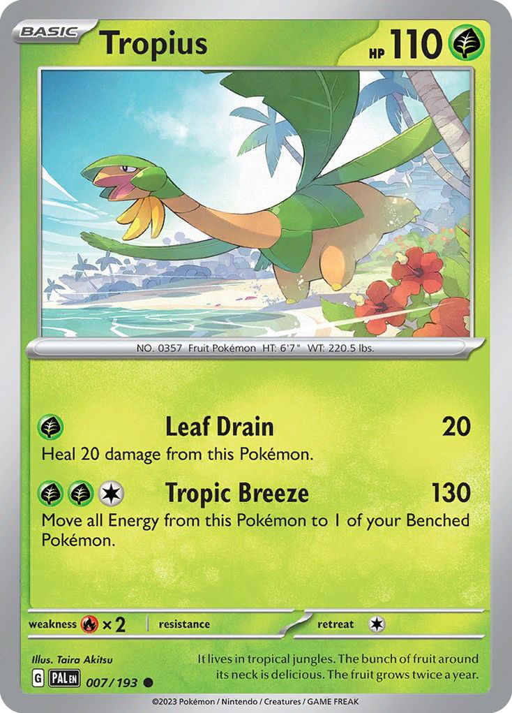 Tropius (7/193) - Paldea Evolved (PAL)