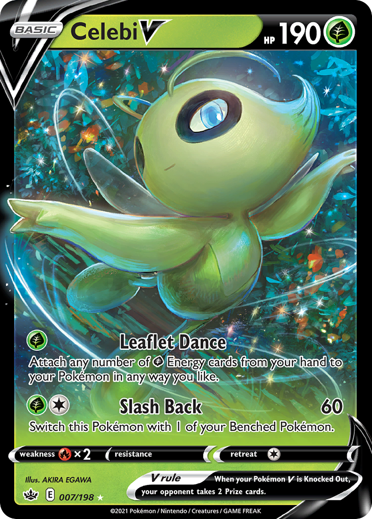Celebi V (7/198) - [Holo Foil] Chilling Reign (CRE)