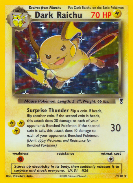 Dark Raichu (7/110) - Legendary Collection (LC)