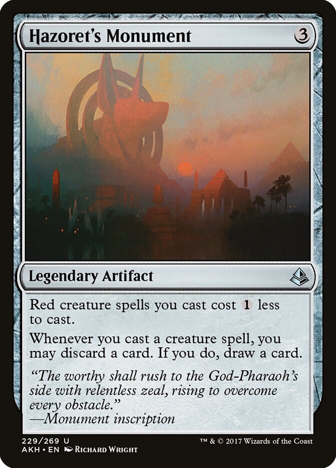 Hazoret's Monument (229) - Amonkhet (AKH)