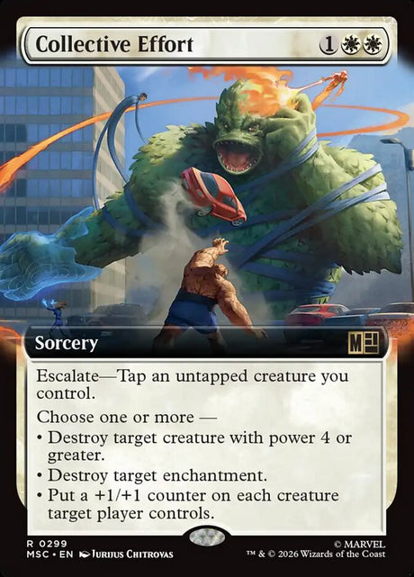 Collective Effort (299) - Marvel Super Heroes Commander (MSC)