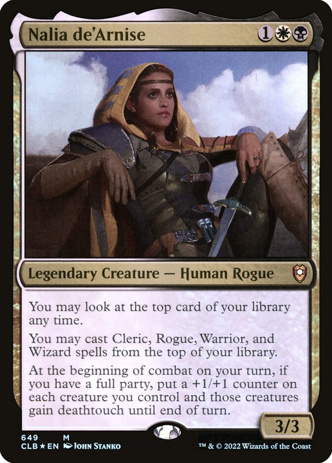 Nalia de'Arnise (649) - Commander Legends: Battle for Baldur's Gate (CLB)