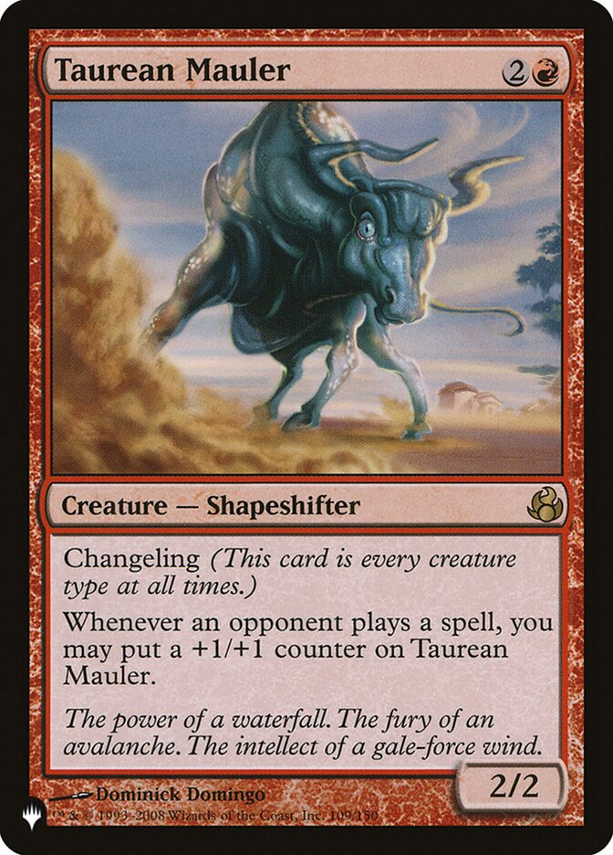 Taurean Mauler (MOR-109) - The List (PLST)