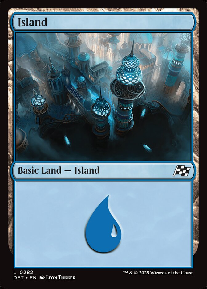 Island (282) - Aetherdrift (DFT)