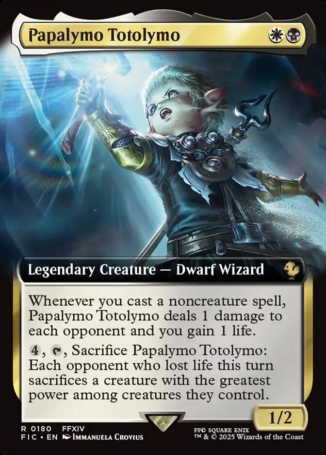 Papalymo Totolymo (180) - [Foil, Extended Art] Final Fantasy Commander (FIC)