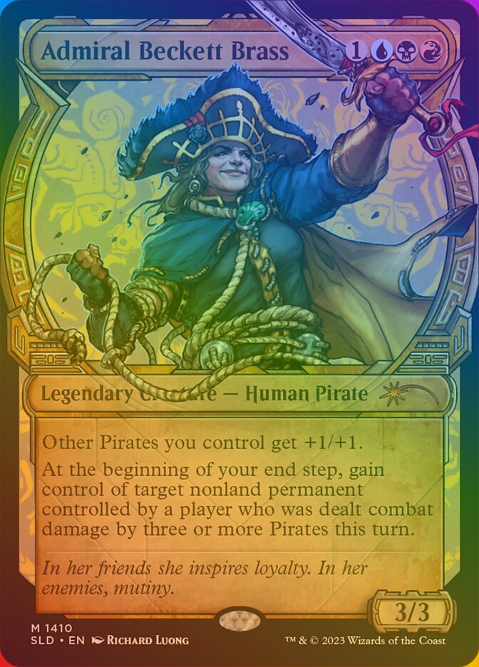 Admiral Beckett Brass (1410★) - Secret Lair Drop (SLD)