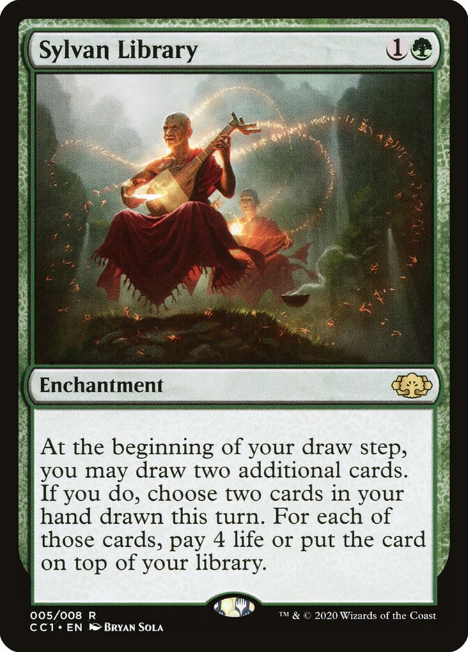 Sylvan Library (5) - Commander Collection: Green (CC1)