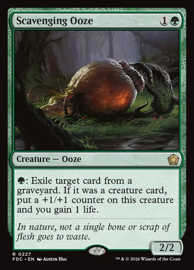 Scavenging Ooze (227) - Foundations Commander (FDC)