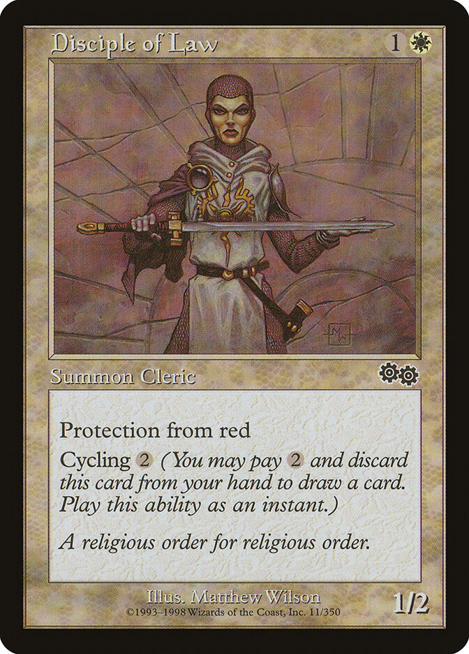 Disciple of Law (11) - Urza's Saga (USG)