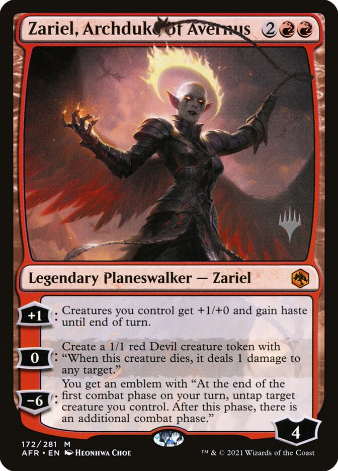 Zariel, Archduke of Avernus (172p) - Adventures in the Forgotten Realms Promos (PAFR)