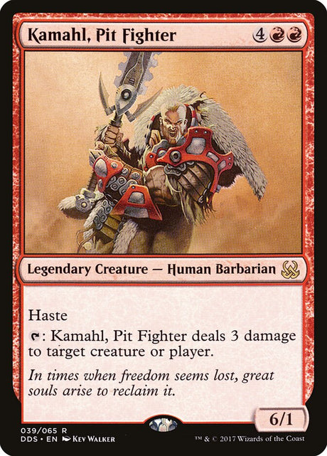 Kamahl, Pit Fighter (39) - Duel Decks: Mind vs. Might (DDS)