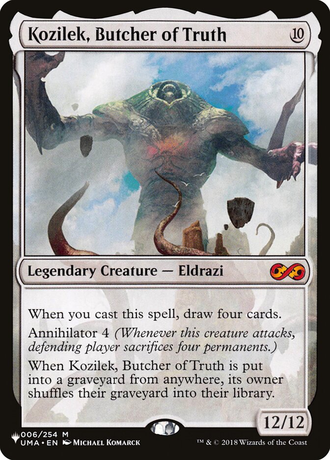 Kozilek, Butcher of Truth (UMA-6) - The List (PLST)