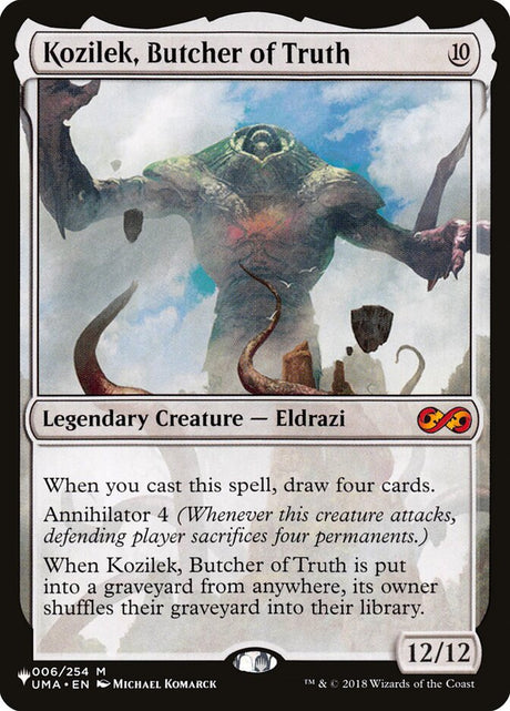 Kozilek, Butcher of Truth (UMA-6) - The List (PLST)