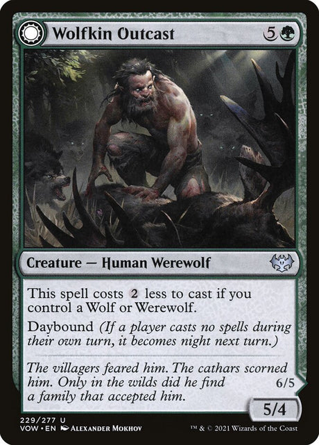 Wolfkin Outcast // Wedding Crasher (229) - Innistrad: Crimson Vow (VOW)