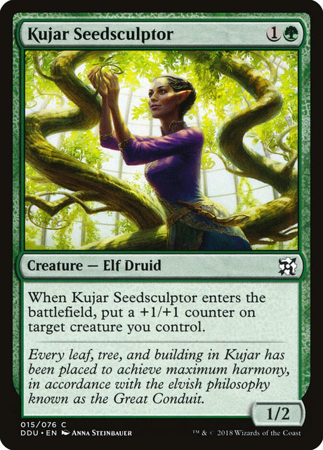 Kujar Seedsculptor (15) - Duel Decks: Elves vs. Inventors (DDU)