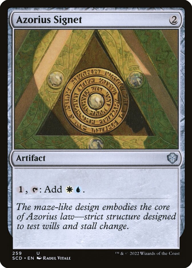 Azorius Signet (259) - Starter Commander Decks (SCD)