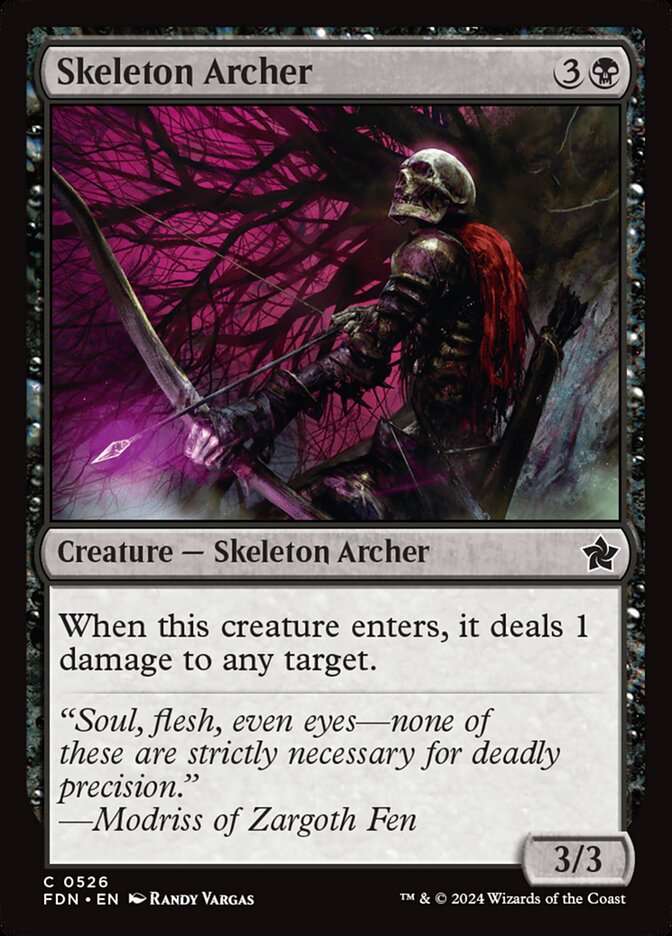 Skeleton Archer (526) - Foundations (FDN)